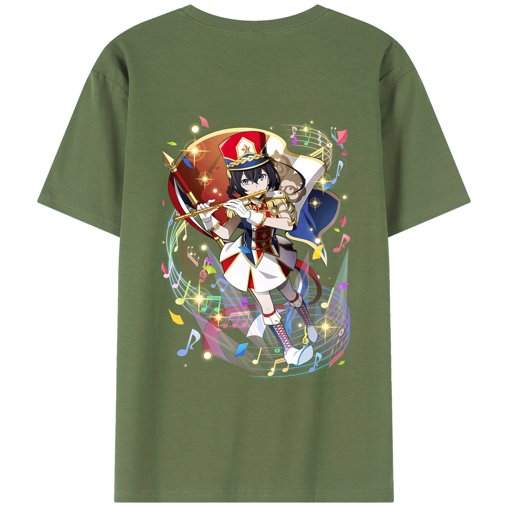 文豪ストレイドッグス Bungo Stray Dogs 綿100％ メンズ半袖Tシャツ（バックプリント） 通気性